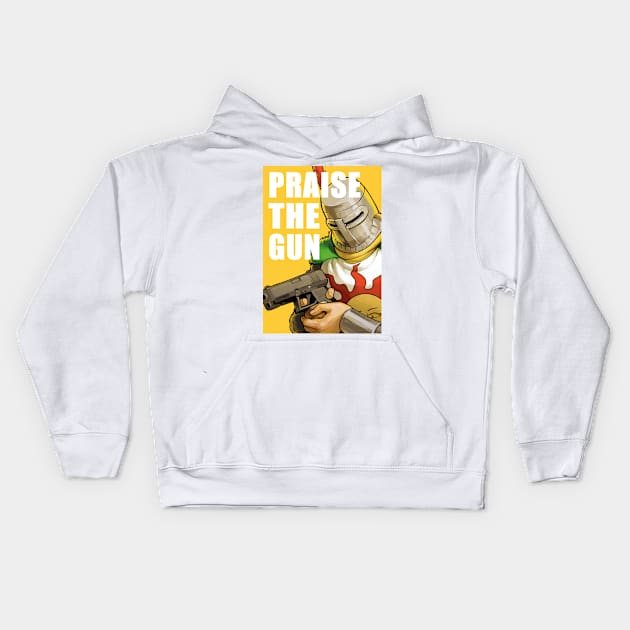 Praise the Gun Kids Hoodie by H0lyhandgrenade